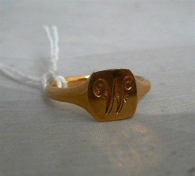 Lot 94 - An 18ct gold ring