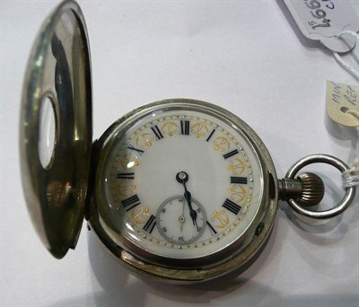 Lot 101 - A repeating pocket watch, case stamped '935'