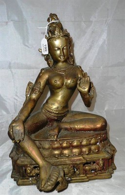 Lot 199 - A Far Eastern brass Buddha