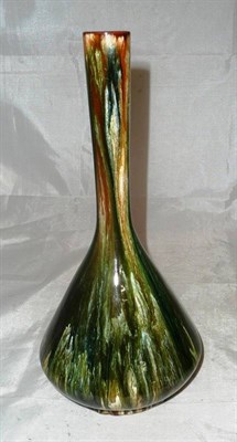 Lot 203 - Bretby green glazed ovoid vase