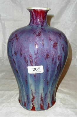 Lot 205 - Flambé vase