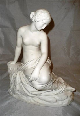 Lot 218 - Parian figure of a classical nude figure