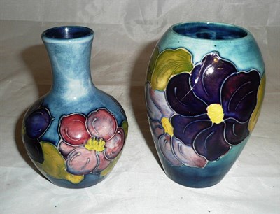 Lot 236 - Two small Moorcroft vases