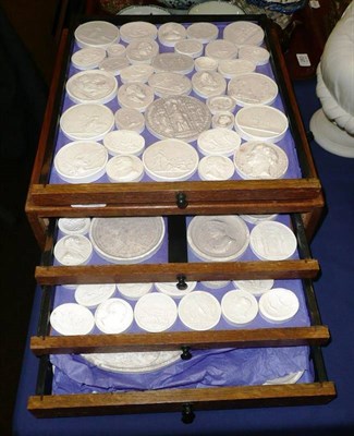 Lot 280 - A cabinet of plaster medallions