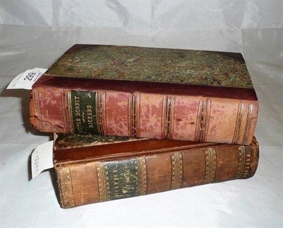 Lot 299 - Charles Dickens, Pickwick Papers, 1837 and Little Dorrit, 1857, first editions in half calf leather