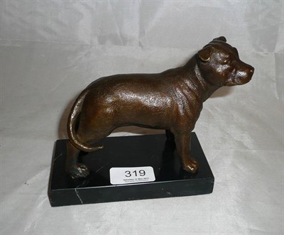 Lot 319 - Reproduction bronze dog