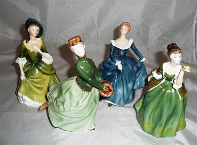 Lot 419 - Four Royal Doulton figures