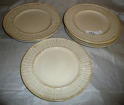 Lot 444 - Set of eight Belleek plates