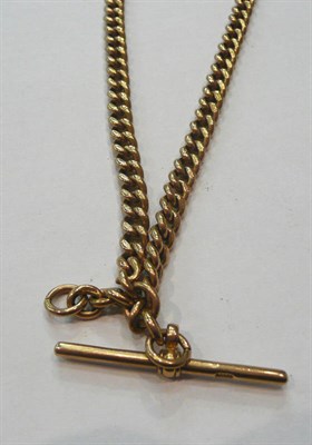 Lot 460 - A 9ct gold watch chain