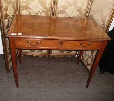 Lot 655 - A satinwood side table