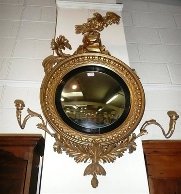 Lot 659 - Regency convex mirror