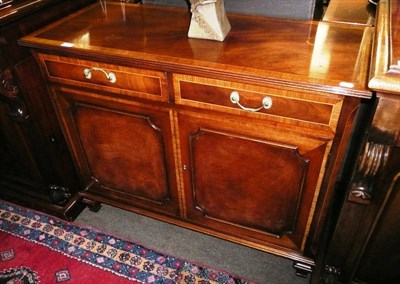 Lot 742 - A small Titchmarsh & Goodwin sideboard fitted two drawers