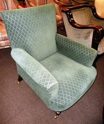 Lot 750 - Reproduction Victorian style armchair