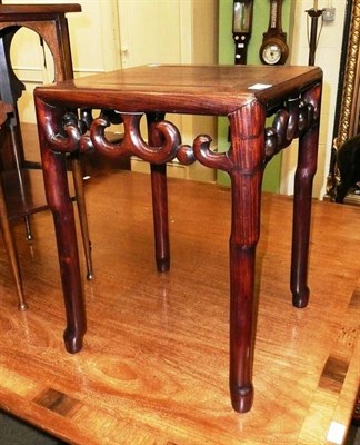 Lot 814 - Chinese hardwood stand