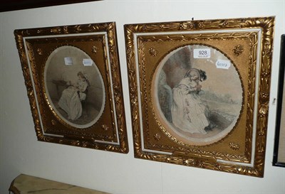 Lot 928 - Pair of prints