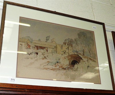 Lot 975 - Bernard Eyre Walker "Carr Hall",  watercolour