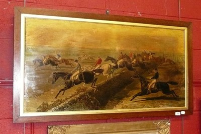 Lot 980 - After J. F. Herring, "Steeplechase" oleograph