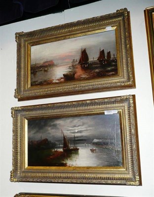 Lot 1001 - W H Day, pair of oils on canvas