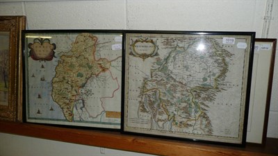 Lot 1019 - Robert Morden - Map of Cumberland and Westmorland