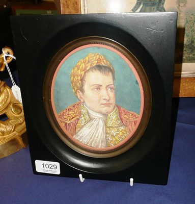 Lot 1029 - 19th century portrait of Napoleon