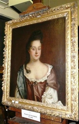 Lot 1034 - After Reynolds 19th century gilt framed oil on canvas, portrait of a lady in and ornate gilt...