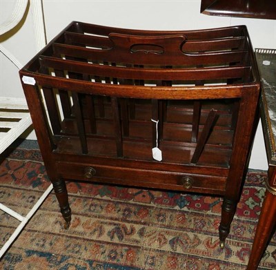 Lot 1060 - A Regency mahogany four division Canterbury