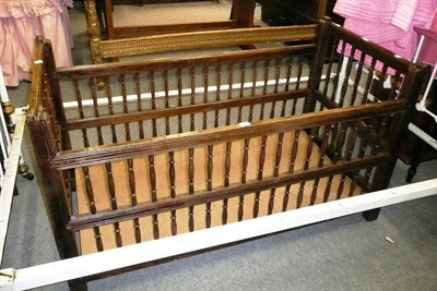 Lot 1083 - A northern French beech cot