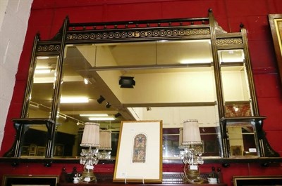 Lot 1121 - Aesthetic overmantel