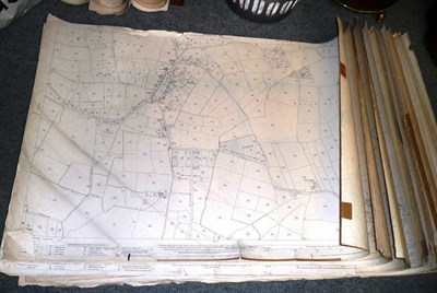 Lot 1178 - Yorkshire Ordnance Survey, forty large maps, scale 1/2500, 25 inch to one mile, various dates,...