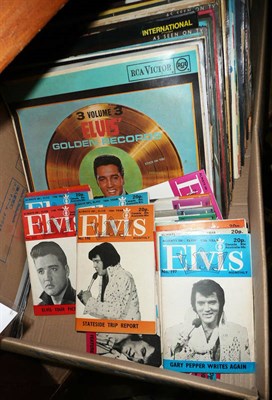 Lot 1204 - A collection of record albums, including Jimi Hendrix, Rolling Stones, Elvis together with...