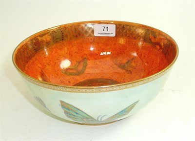 Lot 71 - A Wedgwood ordinary lustre bowl, pattern No. Z4832, 22 cm