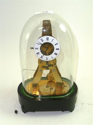 Lot 79 - An Exhibition alarm timepiece