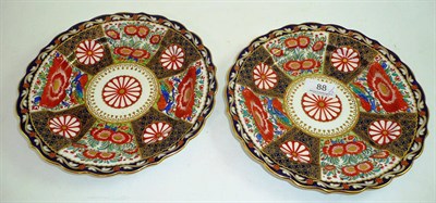 Lot 88 - Two Worcester Imari plates
