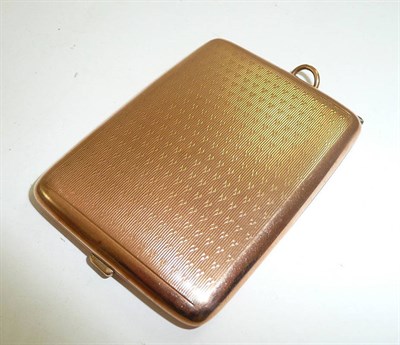 Lot 140 - A 9ct gold card case