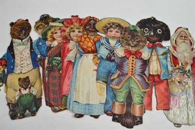 Lot 296 - A collection of Ralph Tuck chromolithographic moveable figures