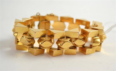 Lot 354 - A chunky 1960s bracelet