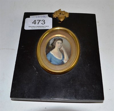 Lot 473 - Miniature Provenance: Possibly Lady Somerville, married to Sir James Quayle Somerville