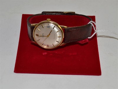 Lot 476 - A 9ct gold automatic Omega watch and box