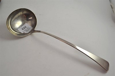 Lot 494 - Georgian silver ladle