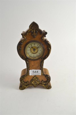 Lot 544 - A miniature longcase clock