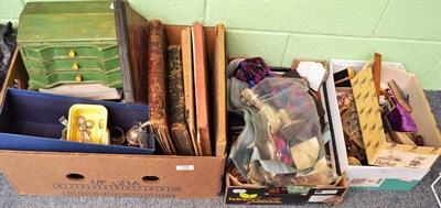 Lot 596 - An assortment of collectors items including pens, Masonic regalia books etc