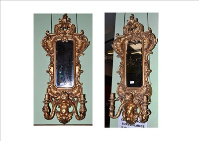 Lot 626 - Pair of gilt mirrors