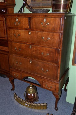 Lot 627 - 18th century walnut chest on stand (restorations)