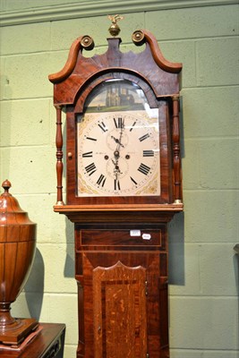 Lot 631 - An oak and mahogany longcase clock, M Hick, York, circa 1830, 227cm high