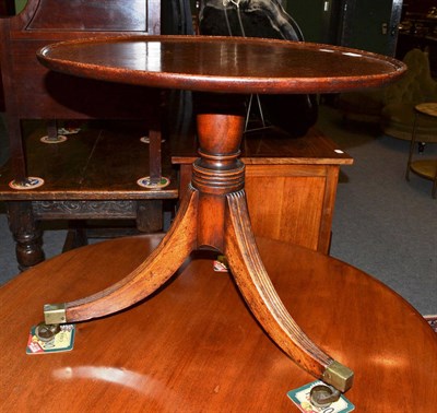 Lot 677 - A mahogany dumbwaiter base