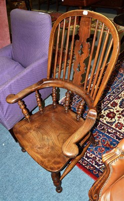 Lot 736 - Ash and elm Windsor chair