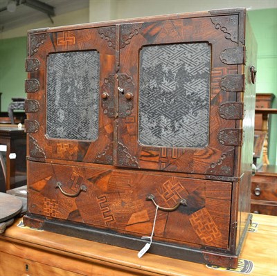 Lot 770 - A Japanese ash tansu chest