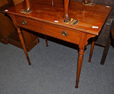 Lot 778 - An Edwardian side table fitted with a drawer