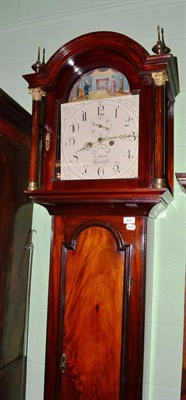 Lot 841 - A mahogany eight day longcase clock with automata