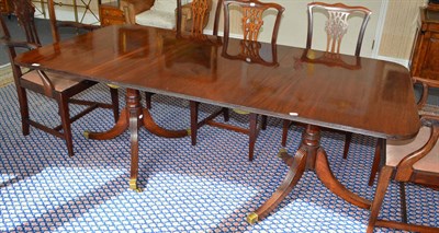 Lot 873 - George III dining table